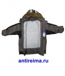 Куртка зимняя ФОБОС для мальчика, 149 модель, серая.