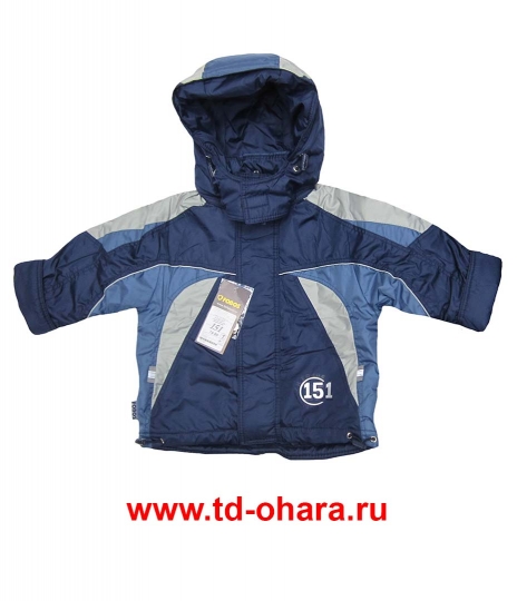 Весенняя куртка ФОБОС для мальчика, 151 модель, синий-сумерки.