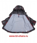 Куртка весенняя детская ФОБОС, 159 модель, треугольник красный.