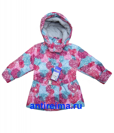 Весенняя куртка ФОБОС для девочки из мембраны, 233 модель, хризантема.