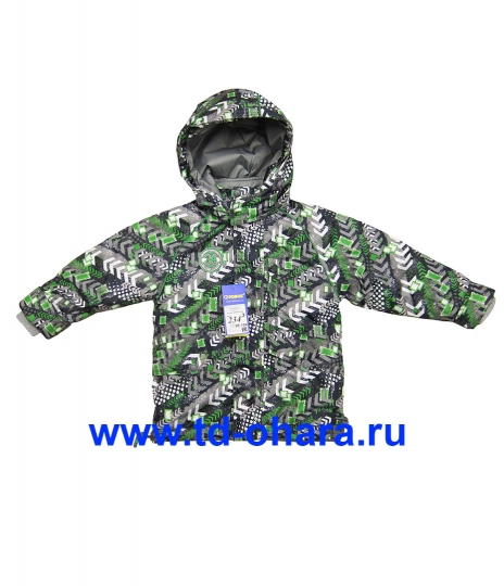 Весенняя куртка ФОБОС для мальчика, 234 модель, зеленая.