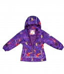 Весенняя куртка HUPPA для девочки, 4126к-253, лиловая.