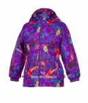 Весенняя куртка HUPPA для девочки, 4126к-253, лиловая.