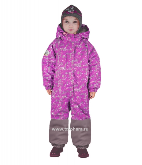 Зимний комбинезон LAPPI Kids для девочки 4129-804.