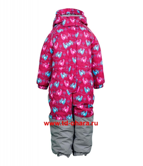 Зимний комбинезон LAPPI Kids для девочки 4129-820.