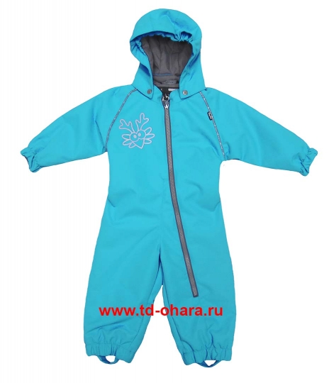 Комбинезон весенний детский  LAPPI Kids, модель 4184-501, бирюзовый.