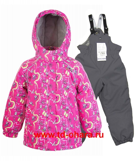 Зимний  финский комплект LAPPI Kids для девочки, модель 6189k, цвет 720.