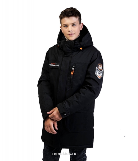 Зимняя куртка O'HARA для мальчика m1301, черная.