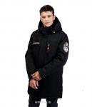 Куртка зимняя для мальчика O'HARA m1301, черная.