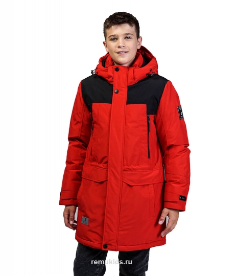 Зимняя куртка O'HARA для мальчика m302, бордовая.