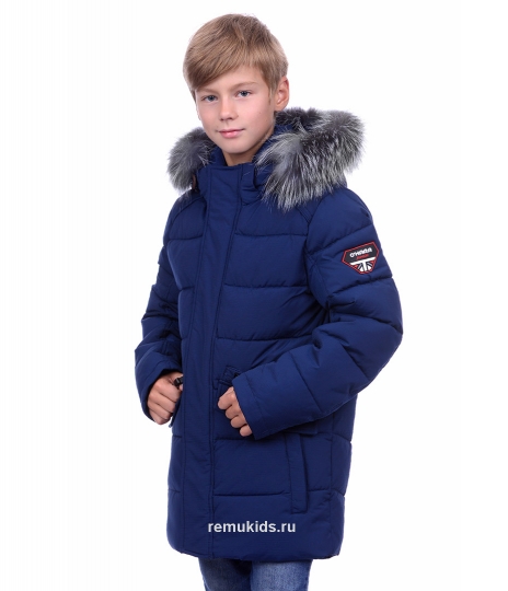 Зимняя куртка O'HARA для мальчика m8304, джинс.